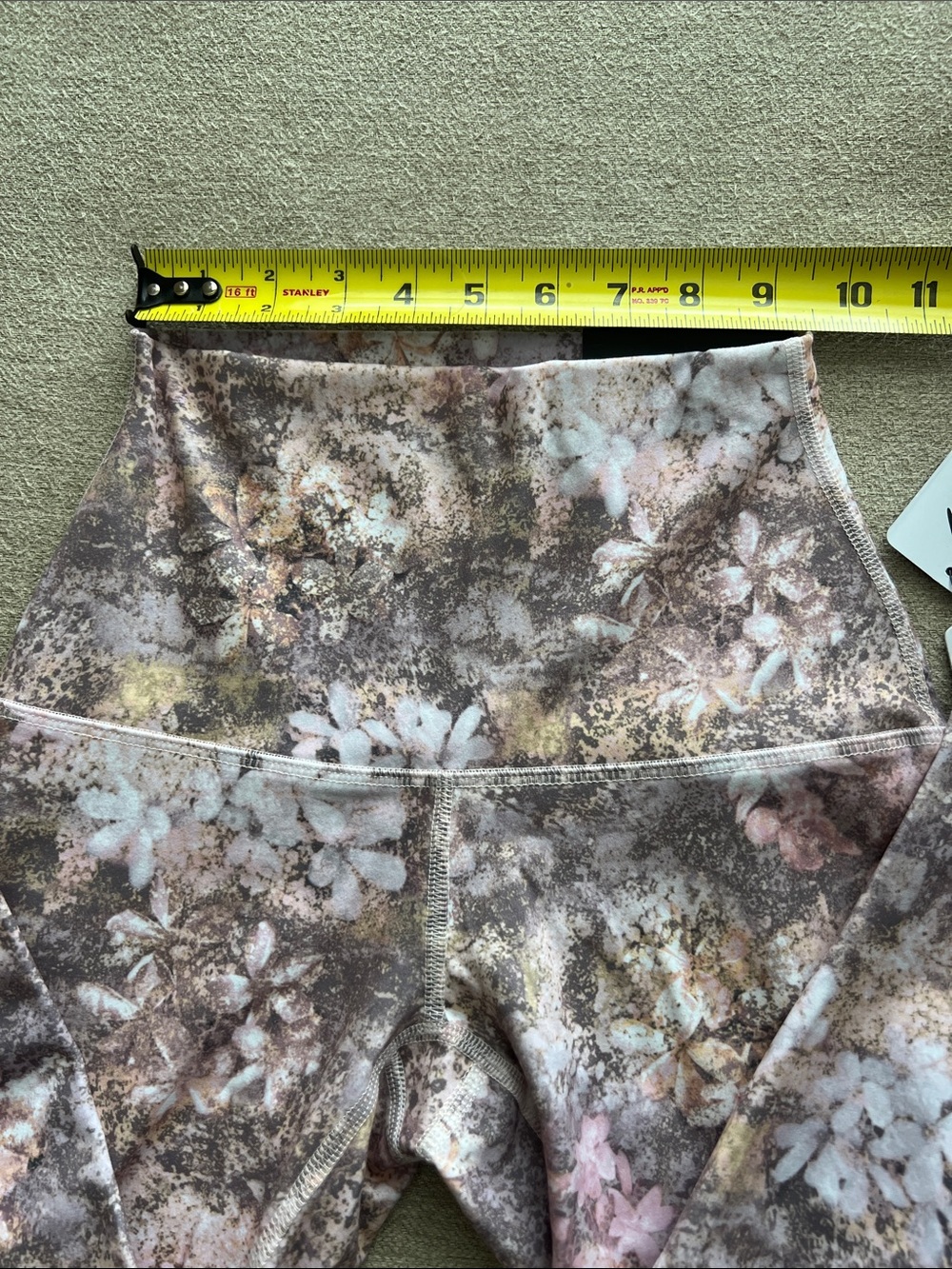 RBX Floral High-Waist Leggings in Pink and Brown - Picture 4 of 8